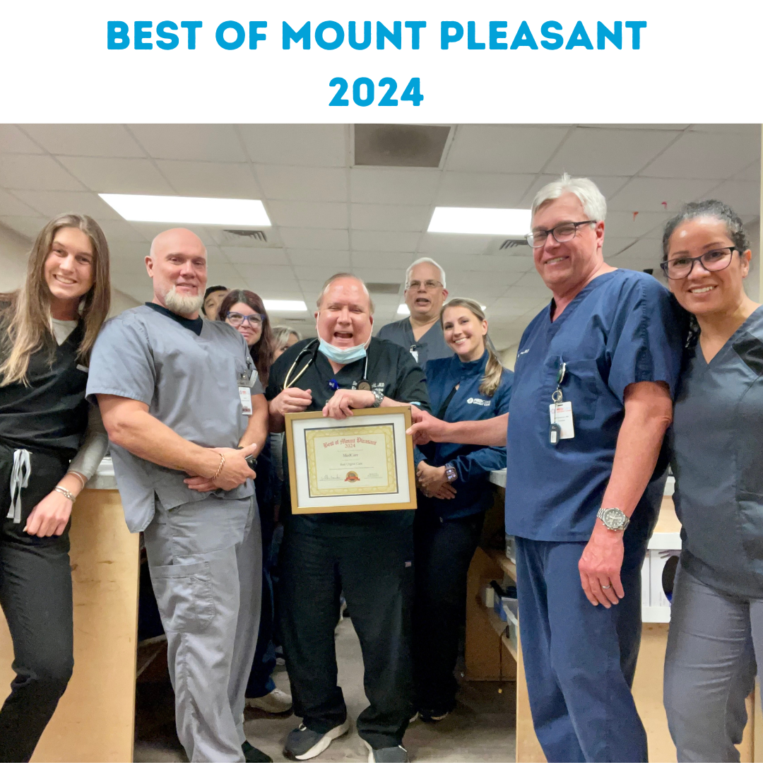 MEDcare named Best Urgent Care by Mount Pleasant Magazine for 2024 ...